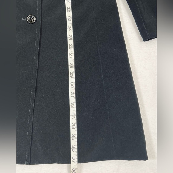 PRESTON & YORKJ Dress Coat Jacket Black 3 Button Small Career Office Fall Layer - Picture 8 of 8